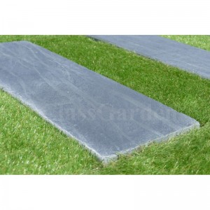 Pedras de jardim japonesas com pátina, 50x25 mm - Pacote com 10 unidades