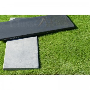 Pedras de jardim japonesas com pátina, 50x25 mm - Pacote com 20 unidades