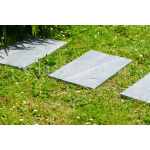 Stapsteen in leisteen Rechthoek 60x30 - Pak van 12 Stuk