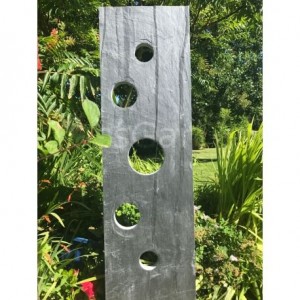 TOTEM ARDOISE BULLES