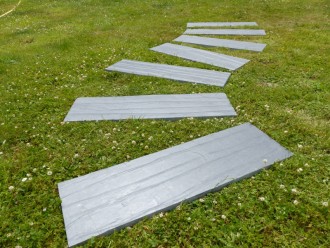 Rectangular Japanese Pitch Slab 80x30 - Pack of 10 pieces