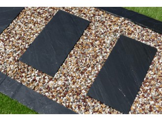 Dalle Pas Japonais Rectangulaire 50x25 - Pack de 14 pièces