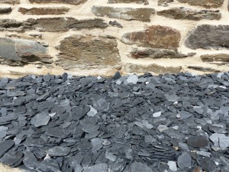 Black Slate Mulch 10-40 bag 25 Kg