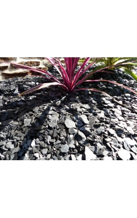 BLACK Slate Mulching - PACK für 10 m² Kaliber 6-24 mm