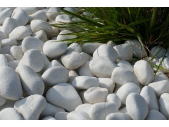 White Shiny Pebble 40-60 bag 20 Kg