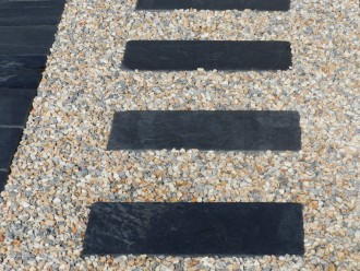 Patynowane japońskie kamienie schodowe 50x25