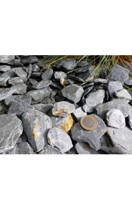 Paillage d'Ardoises GRIS calibre 30-60 mm