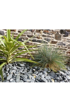 Paillage d'Ardoises GRIS calibre 30-60 mm