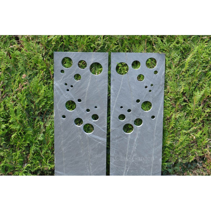 TOTEM ARDOISE XL 120x50 cm - Bullettes - Pack de 2 Totems