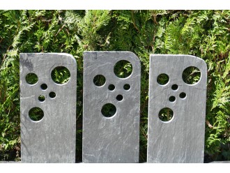 TOTEM ARDOISE 60 cm Pack 3 - Bullettes