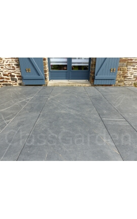 Terrasse de 10 M² en Dalle sciée de 100x30