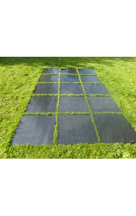 Dalle Pas Japonais Carré 60x60 - Pack de 14 pièces