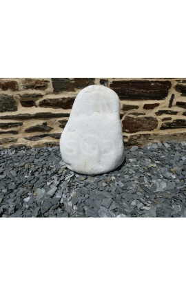 Grote WITTE kiezelsteen 200-400