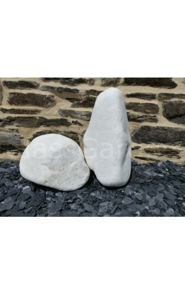 Grote WITTE kiezelsteen 200-400