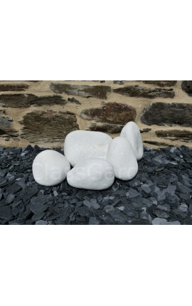 Gros Galets BLANC 100-200 - pack 5 Galets