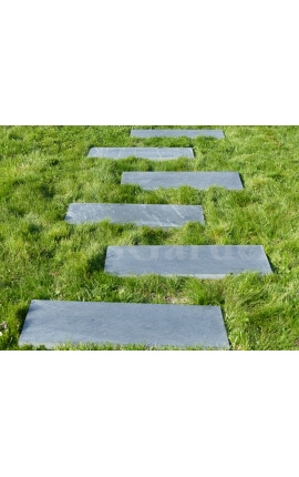 Japanse pitch gezaagde plaat rechthoek 80x30