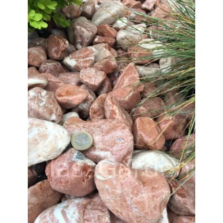 Galet Rouge calibre 40-60 mm