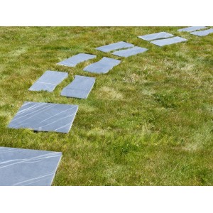 Pedras serradas japonesas onduladas para caminho de pedestres - Pacote com 12 unidades