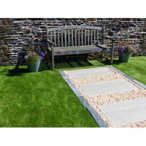 Trittplatte Farbe Graues Holz - 10er-Pack Fliesen