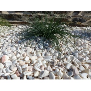 Pebble White Rosé 12-24 Pack of 5 M² - 10 bags - 200 kg