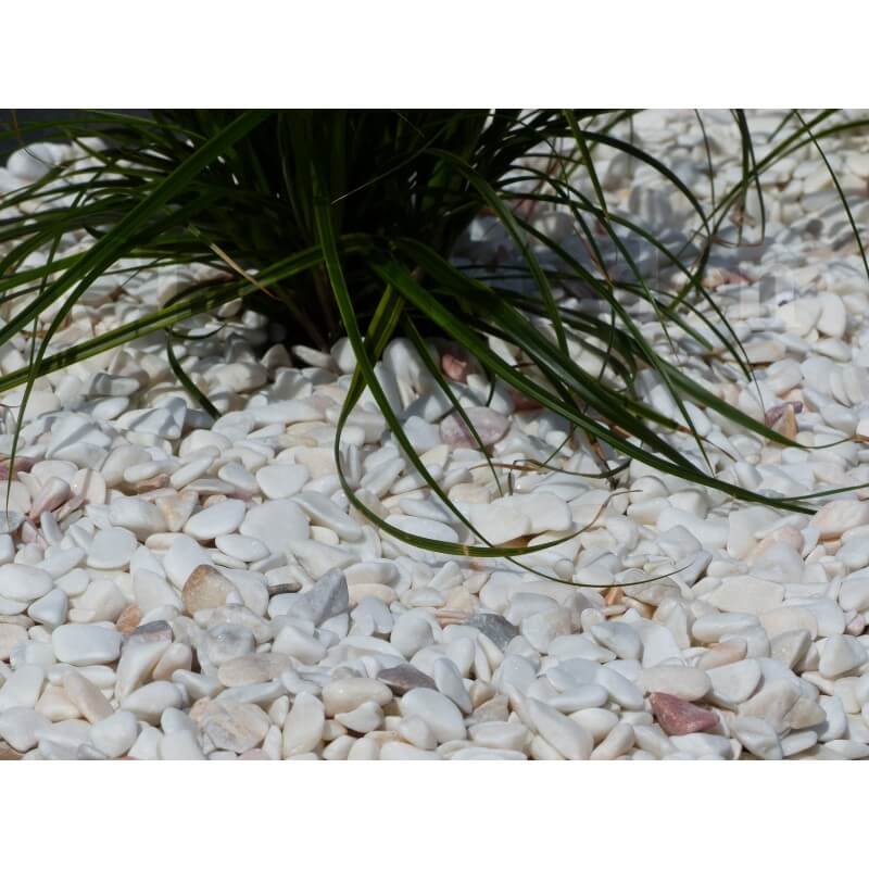 Canto Rodado Blanco Rosa 6-12 Pack 5 M² - 10 sacos - 200 kg