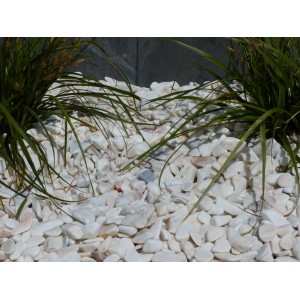 Kamyczki białe różowo-białe 6-12 Opakowanie 7 m² - 14 worków - 280 kg