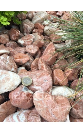 Galet Rouge calibre 40-60 mm