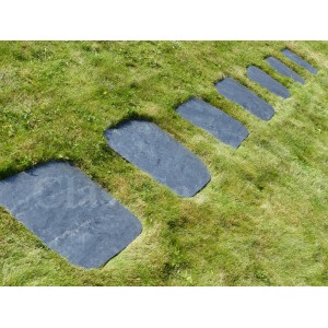 Pedras de jardim japonesas quadradas irregulares - Pacote com 10 unidades