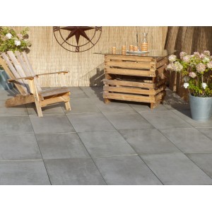 GREY CONCRETE TERRACE 5 m² - 10 tiles