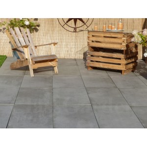 GREY CONCRETE TERRACE 10 m² - 20 tiles