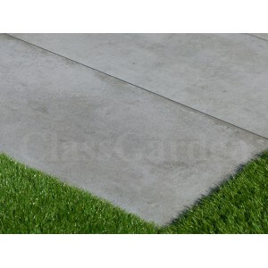 TERRASSE GRAUER BETON 14 m² - 28 Fliesen