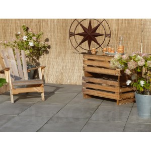 TERRAZZA IN CEMENTO GRIGIO 20 m² - 40 lastre