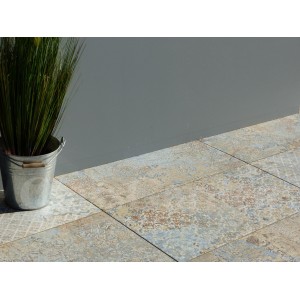 Terraza Porcelánico efecto Vintage 8 m² - 16 baldosas