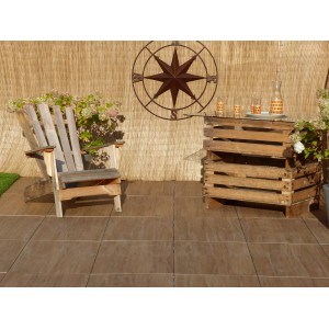 TERRASSE Helles Holz 16 m² - 32 Fliesen