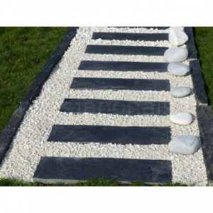 Pedras de jardim japonesas 50x25 - Pacote com 12