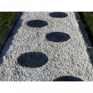 Round Japanese Pitch Slab x40 - Pack of 10 pieces