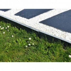 Slate border 1 m - Pack of 24 pieces