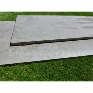 Dalle Pas Japonais Couleur Béton Gris - Pack de 12 pièces