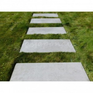 Dalle Pas Japonais Couleur Béton Gris - Pack de 24 pièces