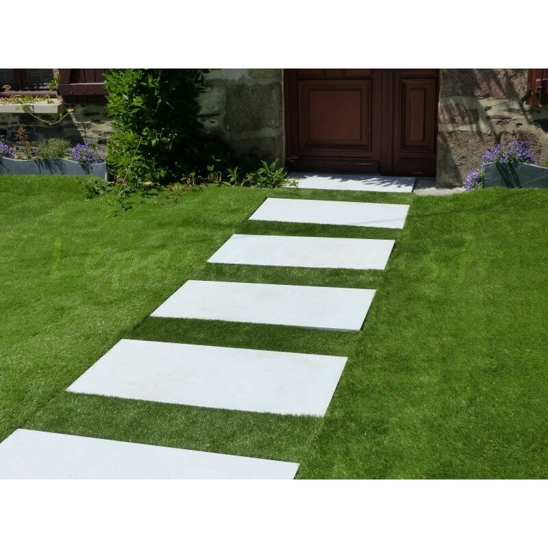 Pedras de jardim japonesas, cor concreto, marfim - Pacote com 20 unidades