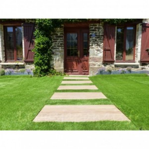 Pedras de jardim japonesas, cor Roble - Pacote com 28 peças