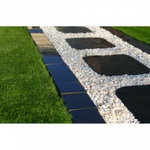 Placa de Pizarra Cuadrado irregular - Pack de 12 piezas