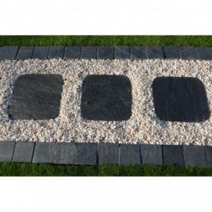 Placa de Pizarra Cuadrado irregular - Pack de 16 piezas