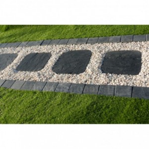 Placa de Pizarra Cuadrado irregular - Pack de 24 piezas