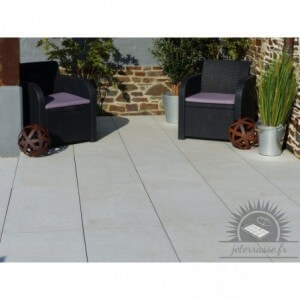 Baldosa Porcelánico efecto Hormigón Marfil 100x50 - Pack 10 m²