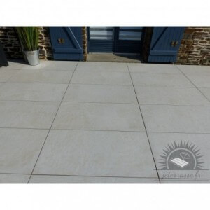 Baldosa Porcelánico efeito Hormigón Marfil 100x50 - Pacote 12 m²