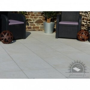 Baldosa Porcelánico efecto Hormigón Marfil 100x50 - Pack 18 m²