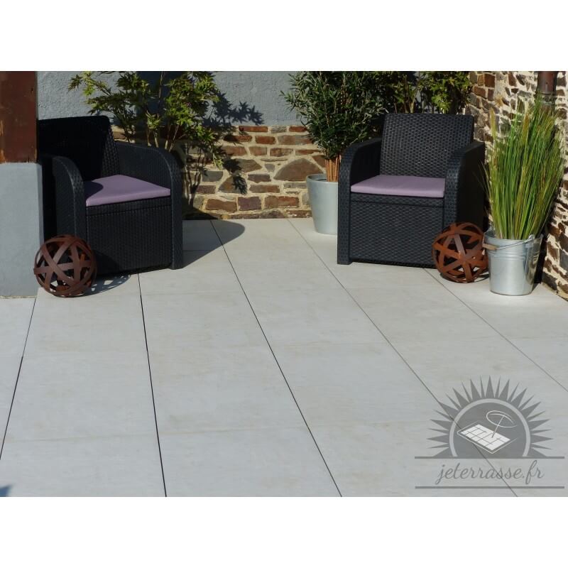 Ivory Concrete Slab 100x50 - Pack 20 sqm