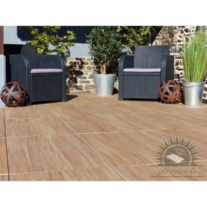 Lichte houten tegel 100x50 - Pak 14 m²