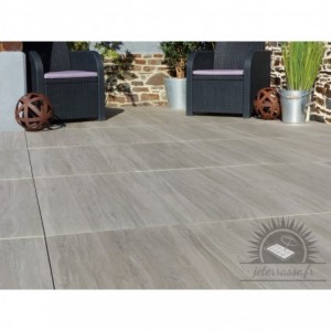 Wooden slab 100x50 - Pack 20 m² - Grey